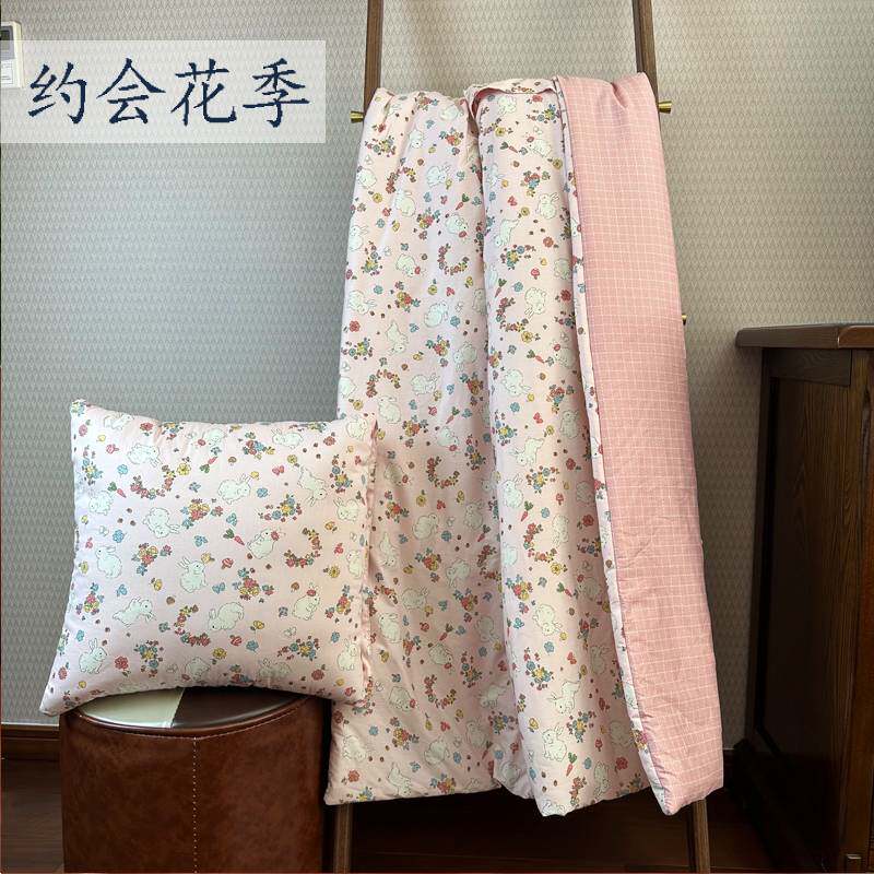 S588抱枕被两用靠垫汽车办公加大加厚午睡休息被小被子纯棉靠