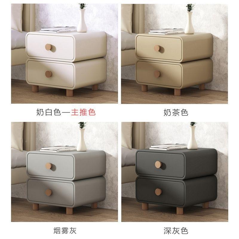 感实木网红轻奢床2025小型m-AD3214创意头柜风油替约代现代简床奶