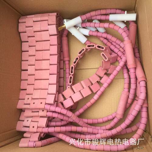 履带式陶瓷电加热器耐高温管道预热陶瓷加热带履带式陶瓷电热板