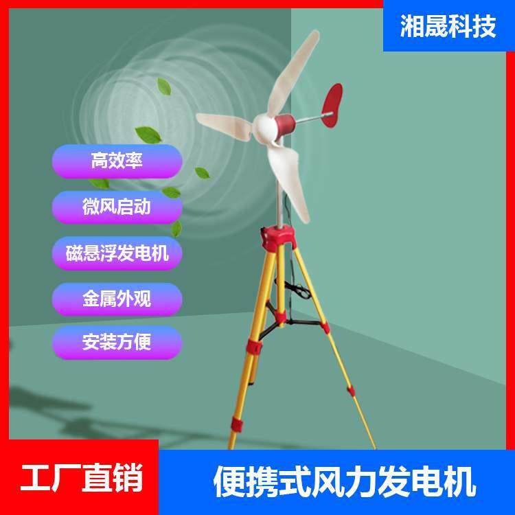 便携式微型风力发电机户外露营随身携带无铁芯发电机微风