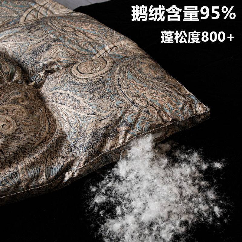 出口羽绒被100白鹅绒婚庆被子被芯保暖双人春秋棉被宿舍加厚冬被