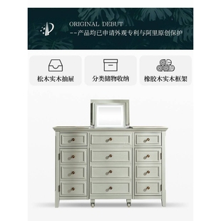 A5L智能梳妆台带灯美妆镜子可隐收纳柜一体可翻盖现代简约化妆台