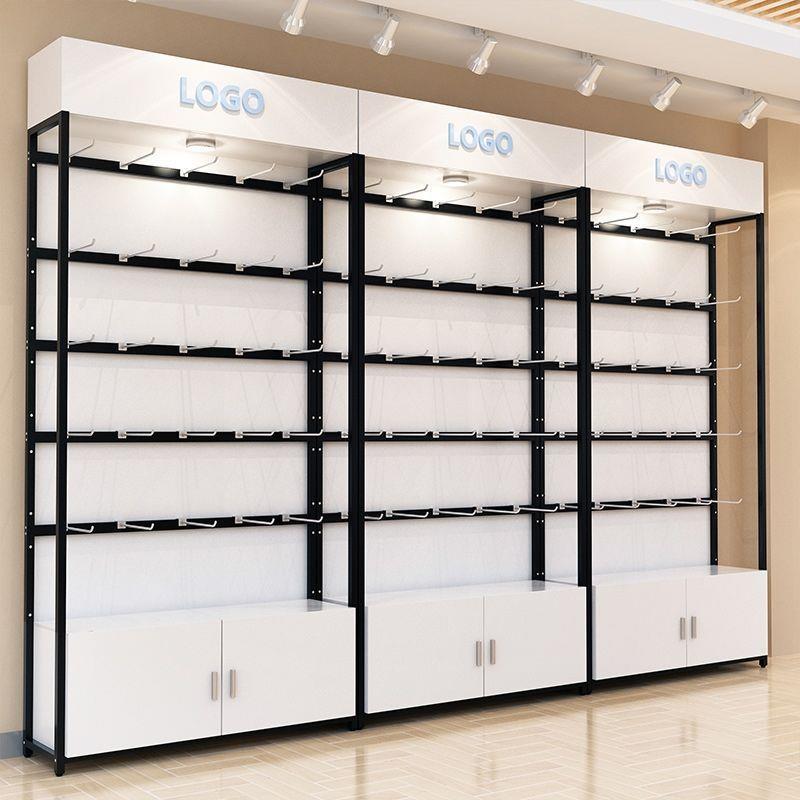 产品展示架货架多层超市挂钩置物架货柜陈列架储物架母婴店展奥跃