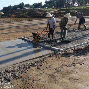 手扶式电动汽油混凝土镇平机振动整平机路面振动尺汽油振平尺