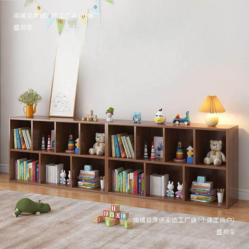书架置物架客厅落地幼儿园矮书柜简易学生创意桌面收纳置物架新款