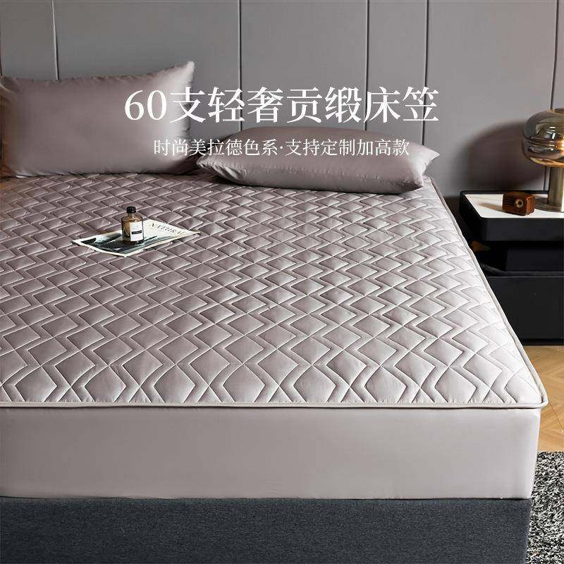 纯棉60S床笠单件床垫保护套罩家用加厚夹棉隔尿罩全包床笠,床上用品,床裙,淘宝优惠券,粉丝福利购,淘宝优惠卷