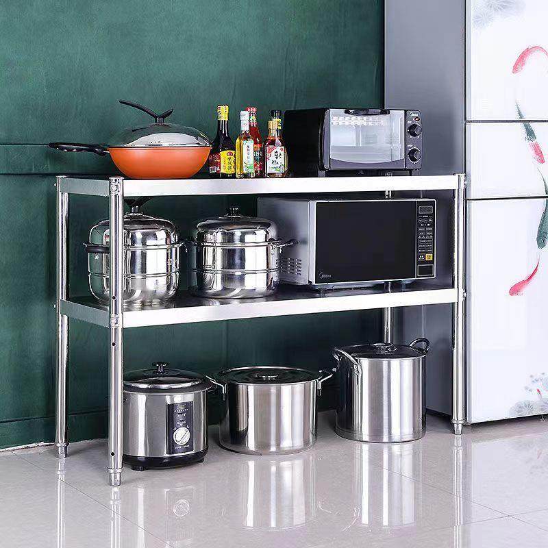 置物架不锈钢厨房落地多层移动收纳储物架烤箱加厚三层货架亚马逊,厨房/烹饪用具,抹布架/厨房清洁收纳架,淘宝优惠券,粉丝福利购,淘宝优惠卷