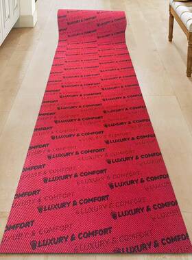 卷材可裁剪TPR水洗底防滑地毯楼道走廊长过道家用地垫全铺防水