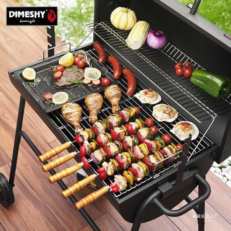 家用庭院木炭烧烤炉别墅烤肉烧烤架户外烤炉架子碳炉子美式BBQ,鲜花速递/花卉仿真/绿植园艺,割草机/草坪机,淘宝优惠券,粉丝福利购,淘宝优惠卷