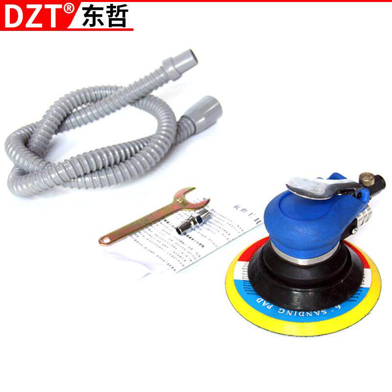 6寸气动砂纸机抛光机磨光机气磨机打蜡机手持砂纸机吸尘干磨机