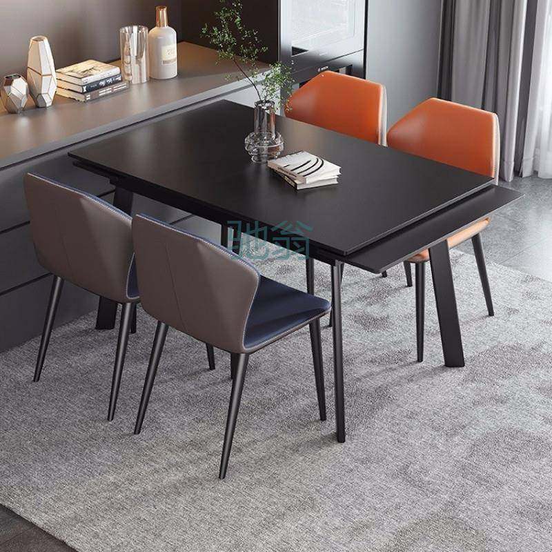 FN6意式伸缩岩板餐桌小户型家用现代简约长方形可收缩折叠餐桌椅,3C数码配件,其它配件,淘宝优惠券,粉丝福利购,淘宝优惠卷