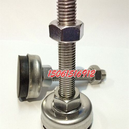 304不锈钢防震调整脚/支撑脚/蹄脚地脚杯/防滑调节脚D60M10M12M16