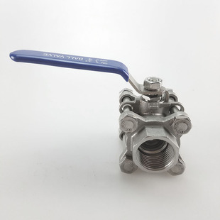中型球阀 316三片式 丝扣球阀 内螺纹阀门 4分6分 201 3PC丝口 304