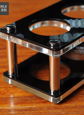 酒吧B52子弹杯架黑色亚克力直边子弹杯架一口杯架烈酒杯架Shot杯