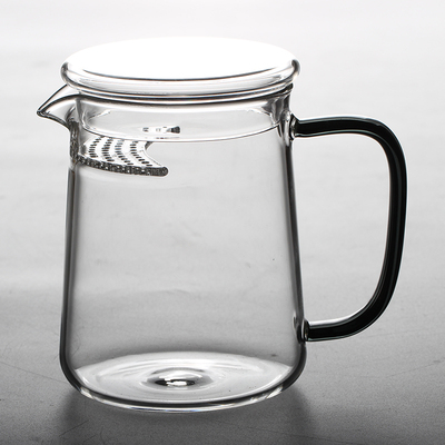 月牙公道杯玻璃加厚滤网带滤茶器一体茶漏套装高档高端分茶泡茶杯