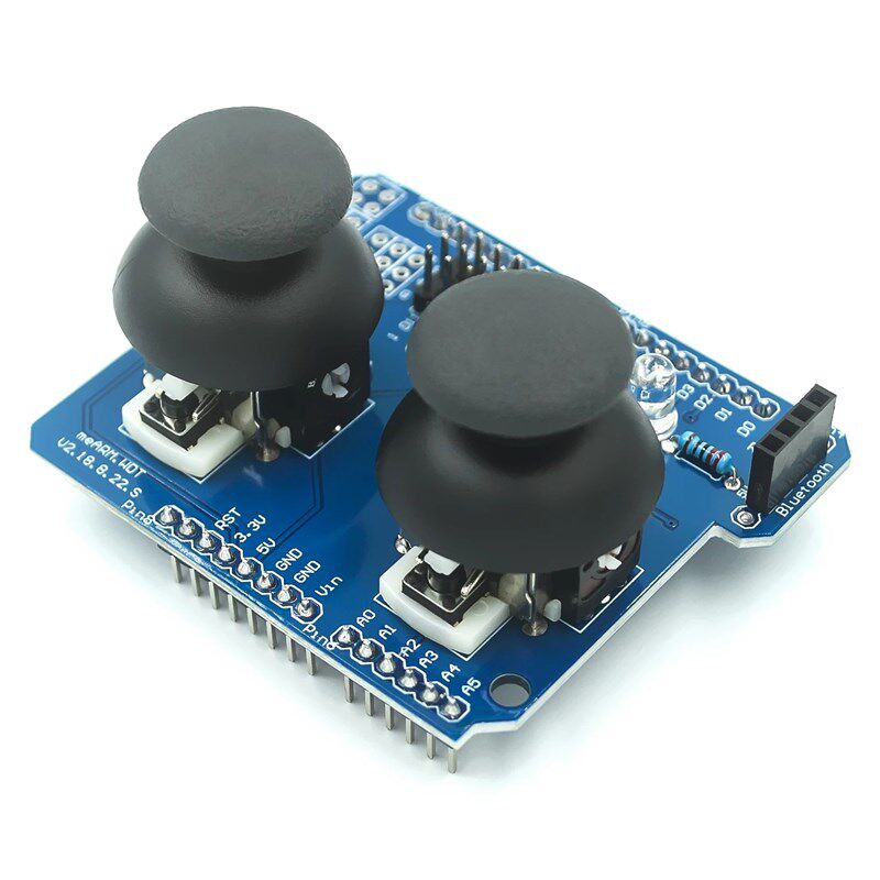 电子积木 双路PS2游戏摇杆按键模块 JoyStick兼容UNO R3