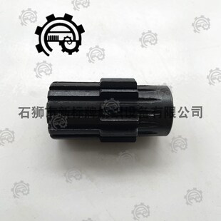 纺织机械配件广野60T塑料齿轮芯轴铁齿轮14齿铁齿轮