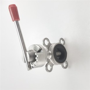 硅胶垫四氟垫 蝶阀 D71X 10P 手动式 201 16P 304不锈钢对夹式