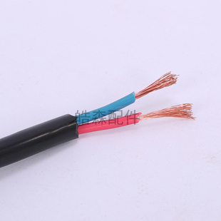 单项潜水泵两插三插水泵插头线加粗工程泵水泵电缆线引线纯铜电线