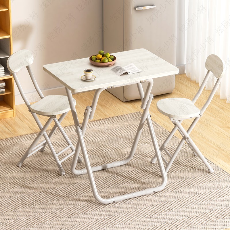 家用简易小型折叠桌宿舍学习桌椅单人书桌吃饭方桌子餐桌出租屋用