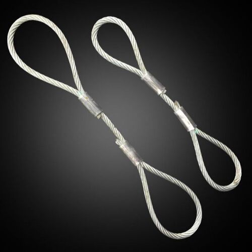 镀锌压制双扣钢丝绳插编钢丝绳子吊索行车吊车起重吊装工具索具