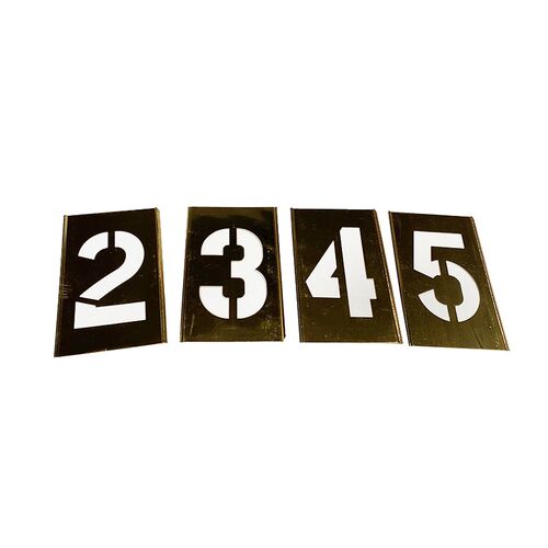 IMPA613133 613135 613137 613139喷漆数字及字母版 镂空字母模板