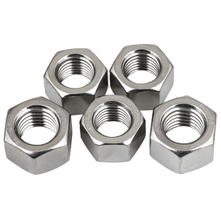 304不锈钢六角细牙螺母螺帽M27M30M33M36M39M42M45M48M52*1.5*2*3