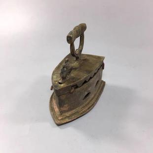 公鸡家居摆件烫斗烫斗铜器熨斗民国古玩杂项怀旧复古物件老式