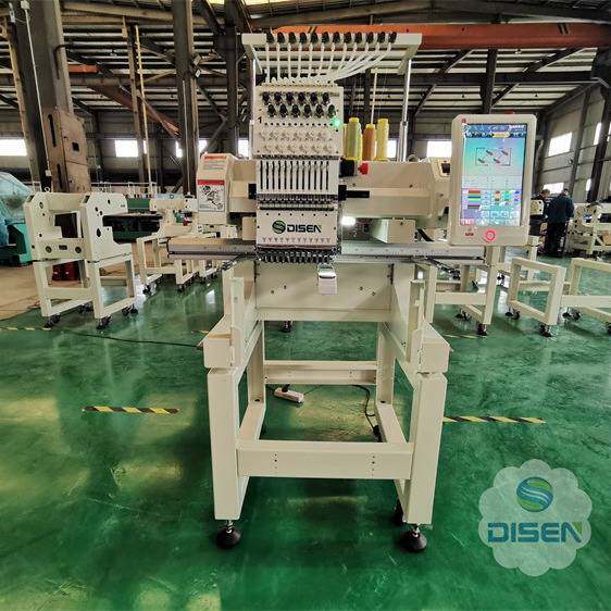 Single head embroidery machine单头12针自动绣花机电脑刺绣设备