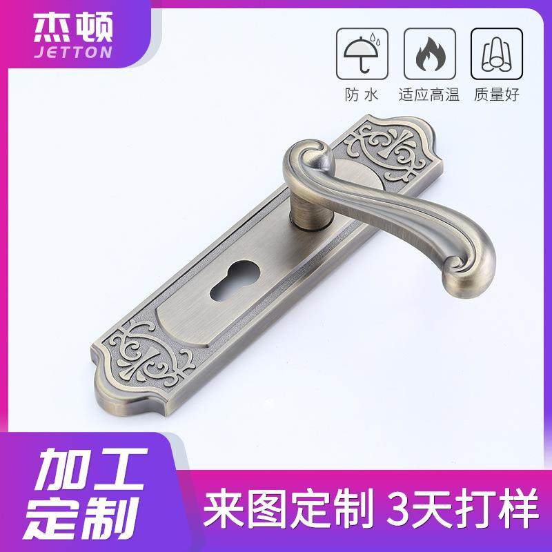 单舌防盗卫生间机械门锁室内木门锁单舌锁卧室房门锁具执手锁