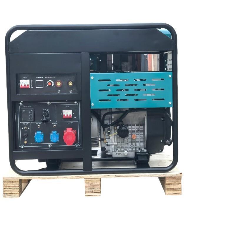 家用小型柴油发电机组工程厂区应急备用移动静音350a15KW柴油电焊