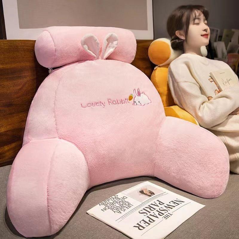 冬季床头靠垫软包靠背沙发抱枕床上靠枕玩手机护腰枕榻榻米可拆ァ