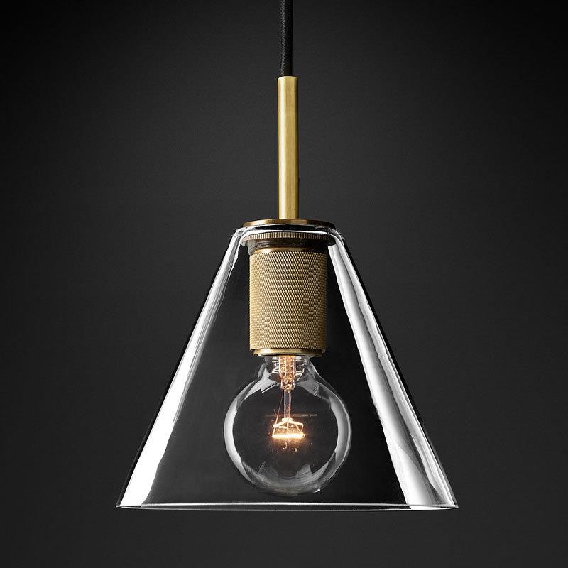 北欧卧室床头小吊灯长线吧台餐厅吊灯三头极简玻璃餐厅玄关过道灯