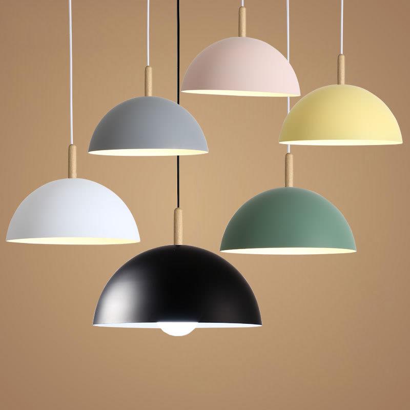 简约现代风吊灯店铺超市办公室餐厅健身房快餐店前台工装北欧灯饰