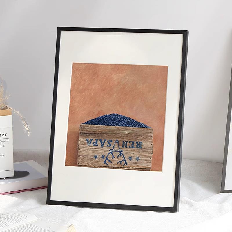 画框装裱拼图裱框75铝合金A3素描海报框8k4k框架实木相框a4展示框