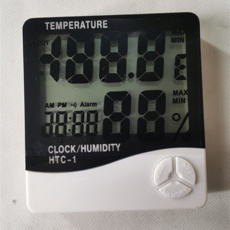 数显温湿度表HTC1办公库房室内温度湿度检测仪养殖环境空间温度计
