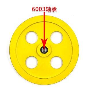 蒂森电梯涨紧轮320*25*6003双轴承螺杆限速器钢丝绳配件全新原装