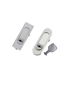 柜锁MS732-1平面锁 开关柜门锁 配电柜 电箱机械门锁