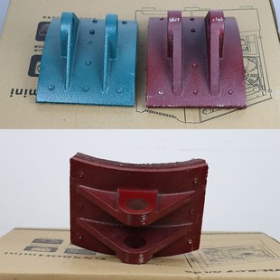 YWZ型电力液压制动器瓦块 铆钉式闸瓦 抱闸刹车片100 200 300 400