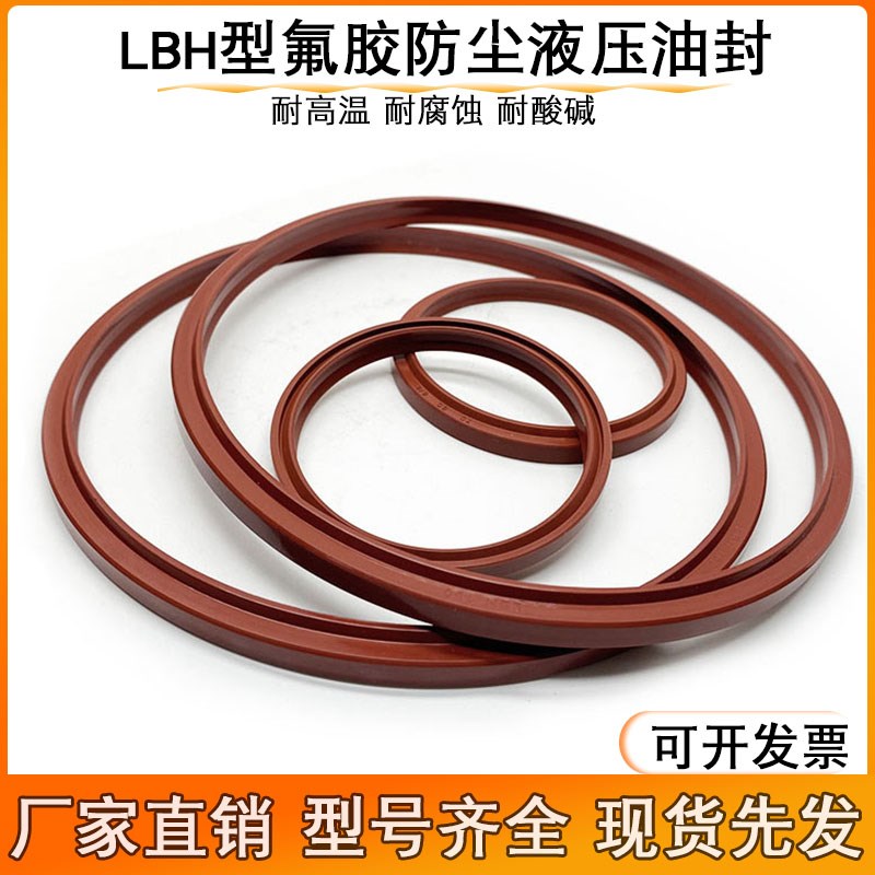 氟胶LBH70/71/75/80/85/90*80/81/85/90/95/100*6.5/8 液压防尘圈