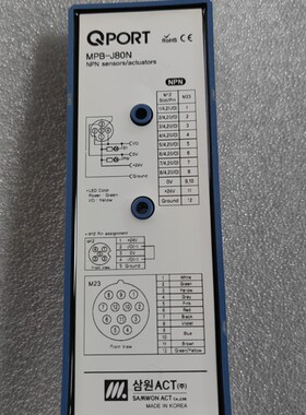 韩国机床配件全新原装进口QPORT接线板MPB-J80N现货NPN DC24V插板