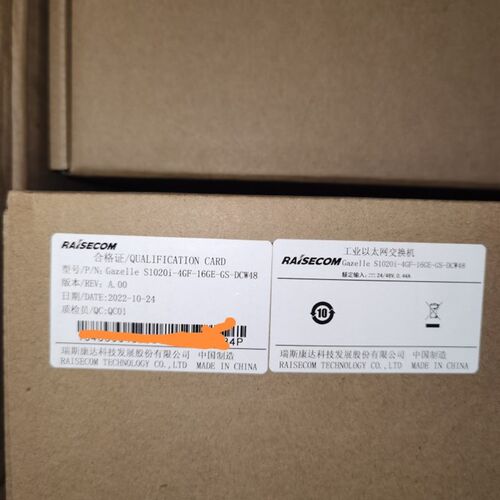 原装瑞斯康达Gazelle S1020i-4GF-16GE-GS-DCW48千兆工业级交换机
