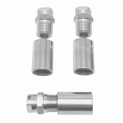 304不锈钢扇形喷嘴工业高低压清洗工地洗车喷淋头除尘降温喷雾头