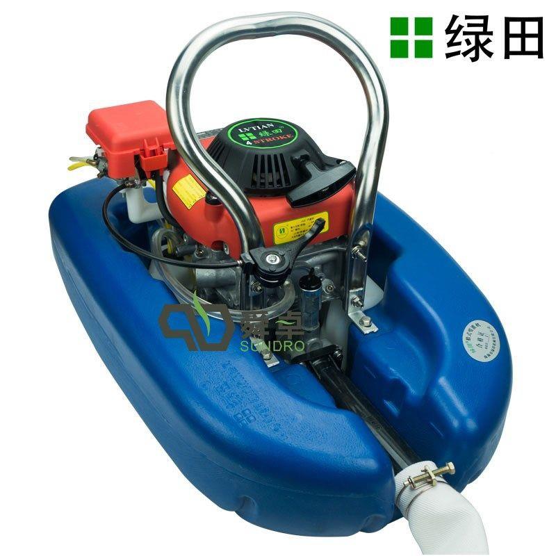 绿田船式喷灌机冲程汽油水机浮水泵农用自吸式抽机船仔无品牌/四