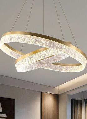 厅现代简约客大气设D7023奢计师款吊灯别墅跃层大厅餐厅卧室多层