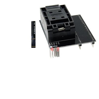 RT809H弹座RT-BA64-011.0mmCOE间距烧录跳座送限位框G底板