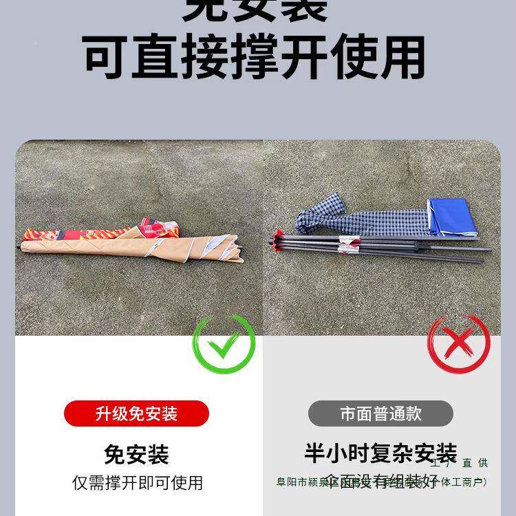 遮伞户外摆摊阳伞大太庭院伞加厚410型大伞商用阳雨伞大号四方伞