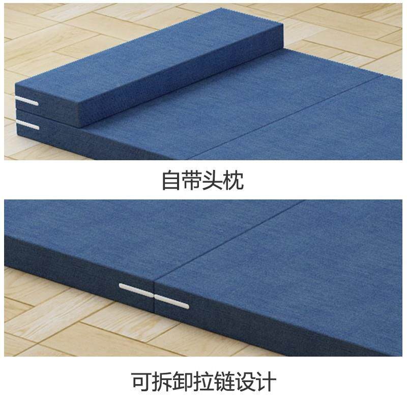 定跨境办公室午睡宿学生午休折叠床垫舍地KVD铺单人海绵垫打子制