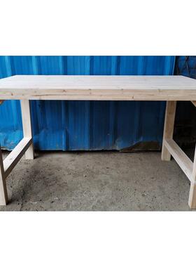 I书桌实916木复古电脑桌椅组合写字台公木桌工作台原长餐桌直L销M