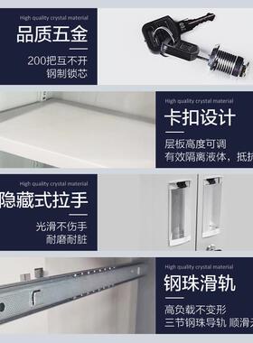 钢制办公室铁皮件柜锁务文资S23131料档案柜带凭证柜财抽屉矮柜储